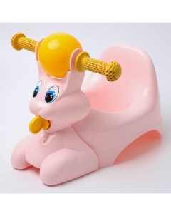 Горшок детский в форме игрушки «Зайчик Lapsi», розовый Idiland