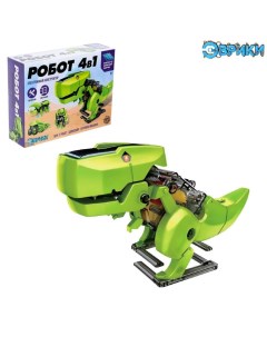 Электронный конструктор Эврики, 4 вида: робот, жук, динозавр, буровая машина, на солнечной батарее