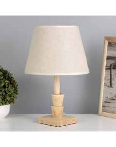 Настольная лампа «Ульн» E27 40 Вт светлое дерево 19.5×19.5×38 см Risalux