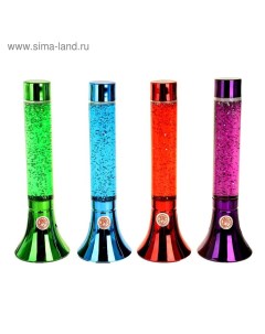 Светильник «Цилиндр» лава, блёстки, Е14 МИКС 31×9×9 см Risalux