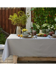 Скатерть «» Home, 146×220 см, светло-серая, 100% хлопок, саржа 190 г/м² Этель