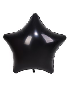 Воздушный шар фольгированный 68" «Звезда гигант», чёрный Страна карнавалия