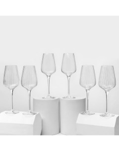 Набор бокалов для вина SYMETRIE, 450 мл, хрустальное стекло, 6 шт. Chef & sommelier