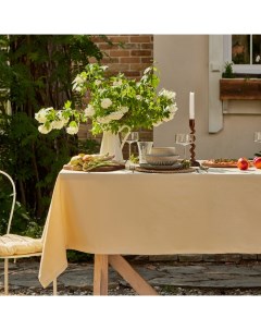 Скатерть «» Home, 146×110 см, молочная, 100% хлопок, саржа 250 г/м² Этель