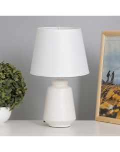 Лампа настольная «Лисандра» 1×40 Вт Е14 белый 19.5×19.5×33.5 см Risalux