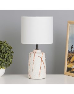 Лампа настольная «Мэй» 1×40 Вт Е14 белый 18×18×34 см Risalux