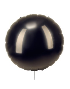 Воздушный шар фольгированный 68" «Круг гигант», чёрный Страна карнавалия