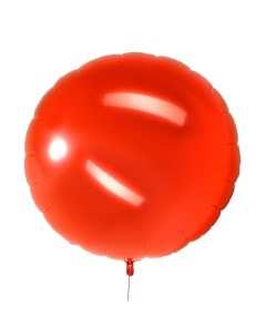 Воздушный шар фольгированный 68" «Круг гигант», красный Страна карнавалия