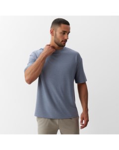 Футболка мужская REGULAR: голубая, размер 48 Minaku