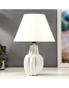 Лампа настольная 21198/1 E14 40 Вт белый 22×22×35 см Risalux