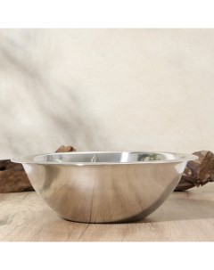 Миска из нержавеющей стали, 2,1 л, d=24 см, толщина 0,8 мм Катунь