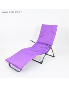 Подушка-матрас водоотталкивающ. 195х63х3,5 см, плащевка полиэстер 100%, цвет фиолет, синтетическое волокно Wowpuff