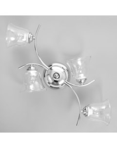 Люстра «Флорес» 4×60 Вт E27 хром 76×26×26 см Bayerlux