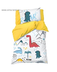 Постельное бельё 1.5-спальное «» Dinoparty, бязь Этель