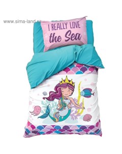 Постельное бельё 1.5-спальное «» Really mermaid, бязь Этель