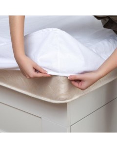 Наматрасник водонепроницаемый, на резинке 80×200 +20 сммулетон,100% п/э Экономь и я