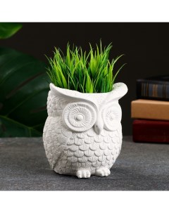 Фигурное кашпо "Совушка" 11х10х10см Хорошие сувениры