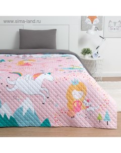 Покрывало 1.5-спальное «» Magic, 145×210 см, микрофибра Этель