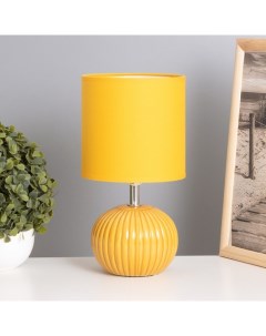 Лампа настольная «Киара» 1×40 Вт Е14 горчичный 13×13×25 см Risalux
