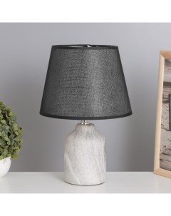 Лампа настольная 38041/1 E14 40 Вт серый/черный 20×20×34 см Risalux