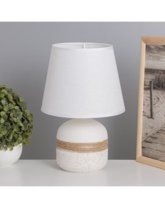Лампа настольная «Зелия» 1×40 Вт Е14 белый 20×20×30 см Risalux