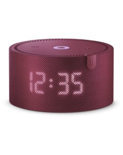 Умная колонка «Новая Яндекс Станция Мини» (YNDX-00020R), голосовой помощник Алиса, 10 Вт, с часами, красная