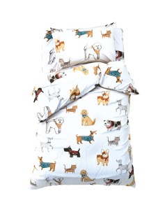 Постельное бельё 1.5-спальное «» Dog party, бязь Этель