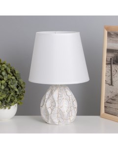 Лампа настольная «Иветт» 1×40 Вт Е14 белый 20×20×30 см Risalux