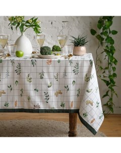 Скатерть «» Flora 149×220 см, 100% хлопок, саржа 190 г/м² Этель
