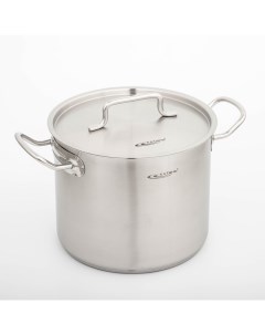 Кастрюля «Общепит», 7 л, d=22 см, h=18 см, капсульное дно, индукция, нержавеющая сталь Катунь