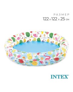Бассейн надувной «Фрукты», 122×25 см, от 2 лет, 59421NP Intex
