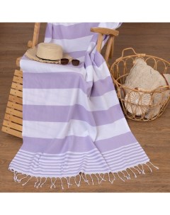 Полотенце - пештемаль пляжное «Фортуна», 100×180 см, хлопок 100%, сиреневое Lovelife