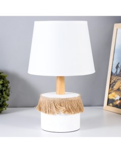 Настольная лампа «Эстен» Е14 40 Вт белый 19.5×19.5×32 см Risalux