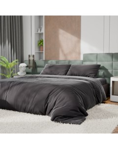 Постельное бельё 2-спальное «», тенсель, чёрное Этель
