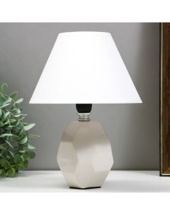 Настольная лампа «Жаклин» E14 40 Вт белый 18×18×24 см Risalux