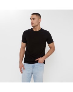 Футболка мужская SLIM FIT: чёрная, р-р 46 Minaku