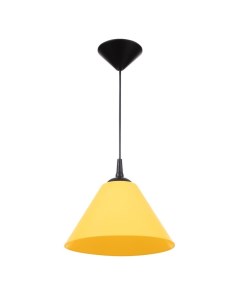 Подвес на потолок «Конус», 1×15 Вт, Е27, черный/желтый, 25×25×15 см Bayerlux