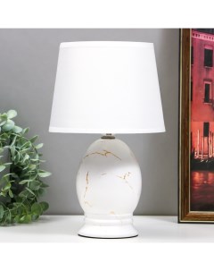 Настольная лампа «Сенди» E14 40 Вт белый 18×18×29 см Risalux