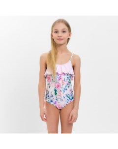 Купальник слитный детский, с декором, рост 110-116 см Minaku