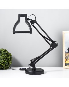 Настольная лампа Санлайт LED 4 Вт USB 3000-6000K черный 14.5×16×58 см Risalux