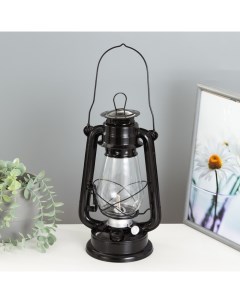 Керосиновая лампа декоративная черный 14×18×30 см Risalux