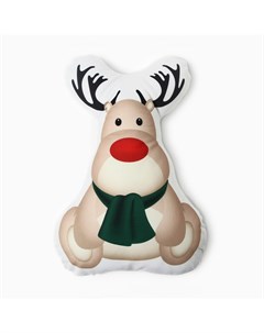 Подушка декоративная новогодняя «. Олень» 30×32 см Этель