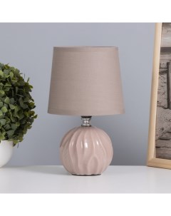 Лампа настольная «Пабло» 1×40 Вт Е14 коричневый 14×14×24 см Risalux