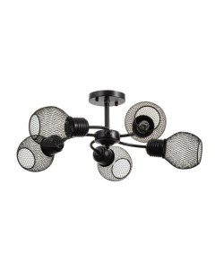 Люстра 2718/5 E27 40 Вт черный 58×58×28 см Bayerlux