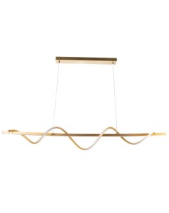 Люстра «Изгиб нео» 2 LED100 Вт 3 режима золото 10×120×10-85 см Bayerlux
