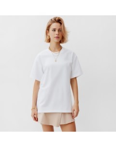 Футболка женская, белая, размер 42-44 Minaku