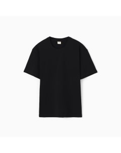 Футболка мужская, чёрная, размер 42-44 Minaku