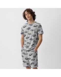 Пижама мужская (футболка и шорты) Cars, размер 54 Kaftan