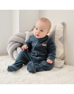 Комбинезон детский, тёмно-серый, рост 62-68 см Minaku