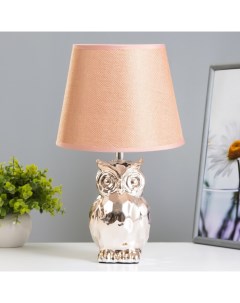 Настольная лампа «Сова» Е14 40 Вт золото 20×20×33.5 см Risalux